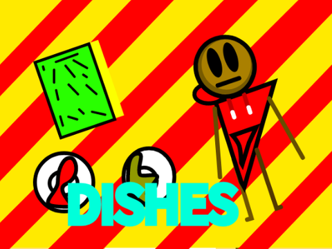 Doing The Dishes Be Like... II  Round 1 - Nampi Animations Contest #Animations #Stories