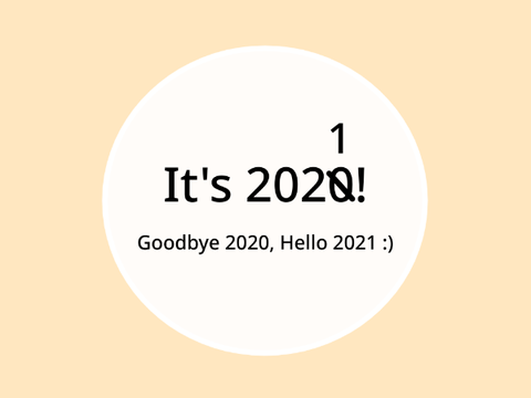 It's 2021!