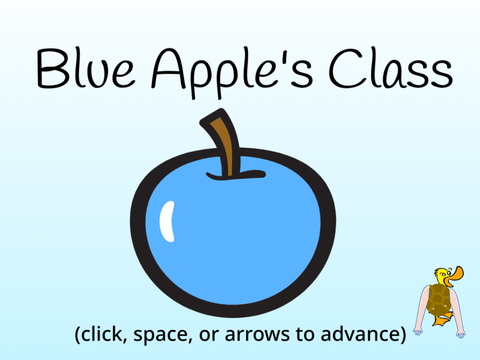 Welcome To Blue Apple's Class