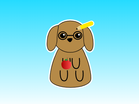 Professor Doggo Sticker contest entry