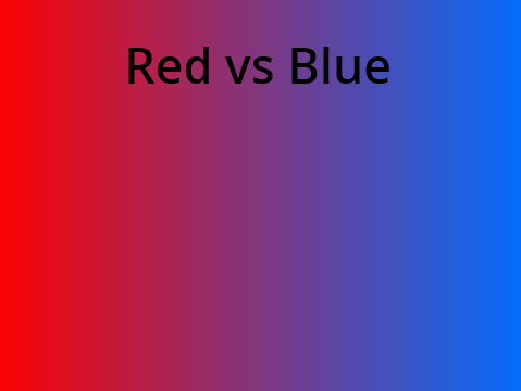 Red VS Blue