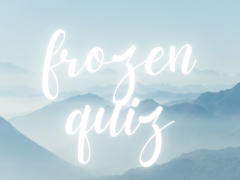 Disney Frozen Quiz!