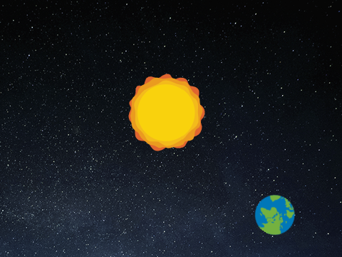 EARTH ORBITING AROUND SUN