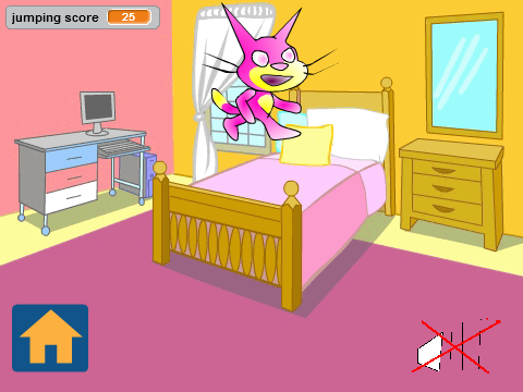 bed jumping sim