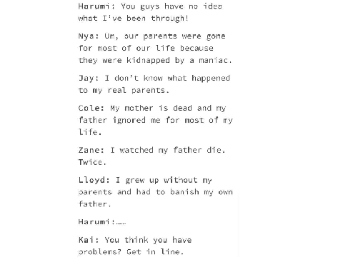 a ninjago script