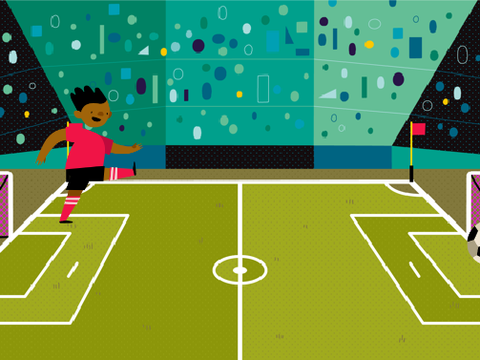 soccer animation for school