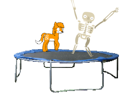 Jumping On A Trampoline