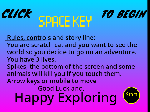 Scratch Cat's Adventure ~ Platformer