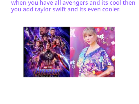 AVENGERS/TAYLOR SWIFT