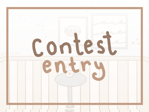 ✎┊ contest entry ˎˊ-
