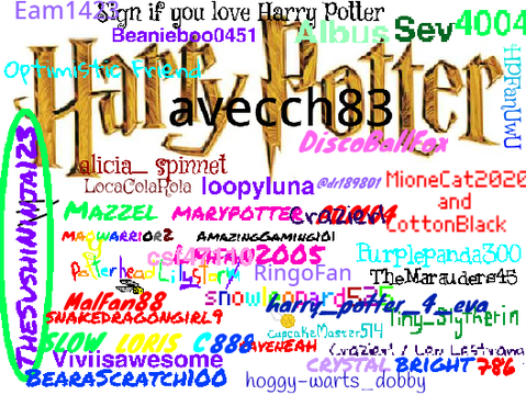 Sign If You Are A 1,000,000% Potterhead!!! remix
