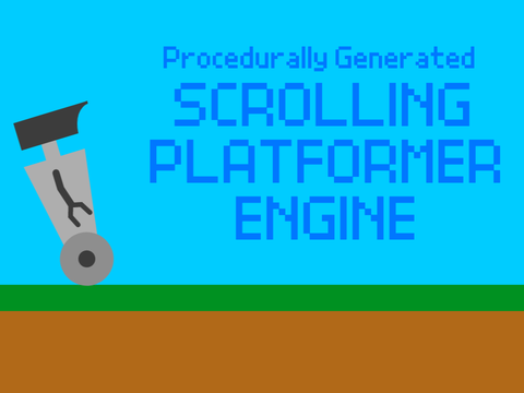 Procedurally generated Scrolling Platformer Engine