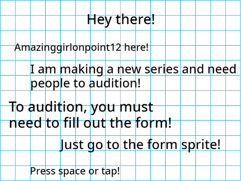(NO NEED TO VOICE RECORD TO GET IN!!!) stuck in scratch! OPEN auditions remix