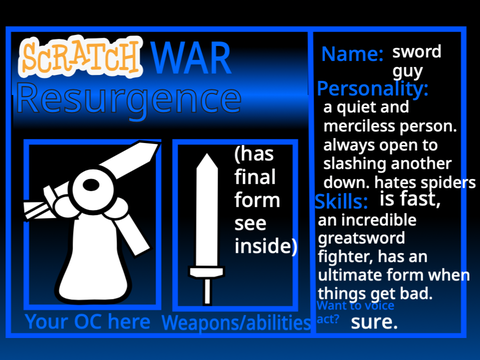 sword guy appears!