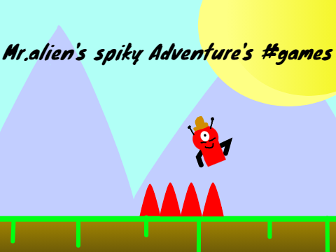 Mr.alien's spiky Adventure's #games #scrollingplatformers