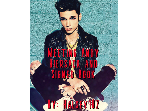 Meeting Andy Biersack and Signed Book