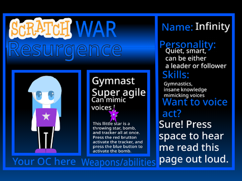 Scratch War: RESURGENCE- Infinity's Audition