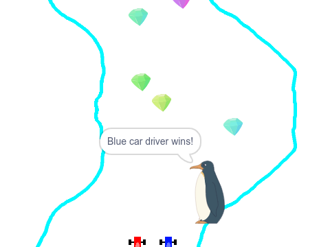 Glacier race - 2 player version