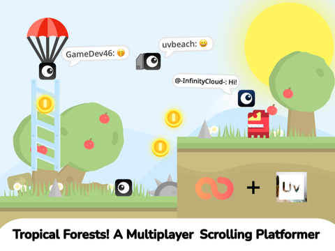 Tropical Forests! ll Collab! ll A Multiplayer Scrolling Platformer!                #Games #All #Art