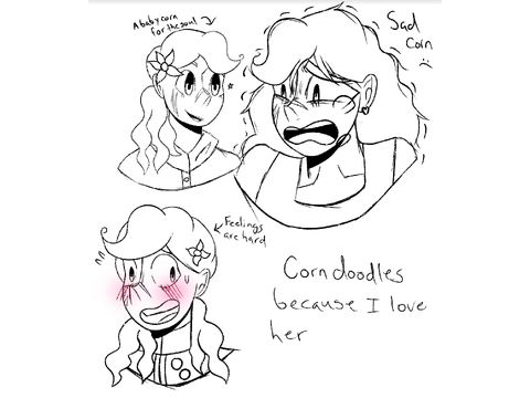 human corn doodles because i love her