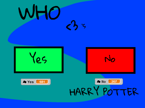 Who loves HARRY POTTER?
