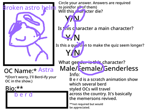 B e r d Signup 