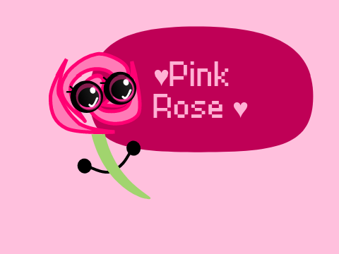 Pink Rose - SAOS 