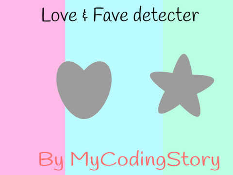 Working love & fave detector!