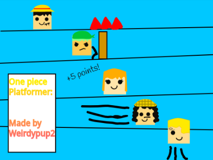 One piece platformer