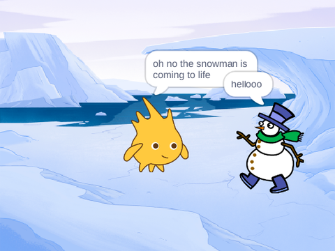 Snowman alive