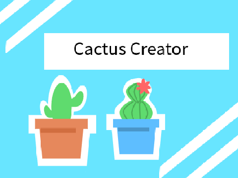 Cactus Creator with mute button