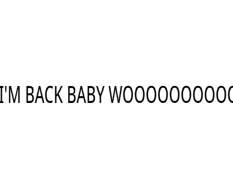 I'M BACK BOYS