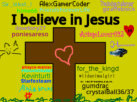 Sign Your Username If You Believe In Jesus! | hime66 Version remix remix remix-2