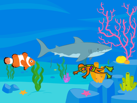 Underwater Design des Spiels