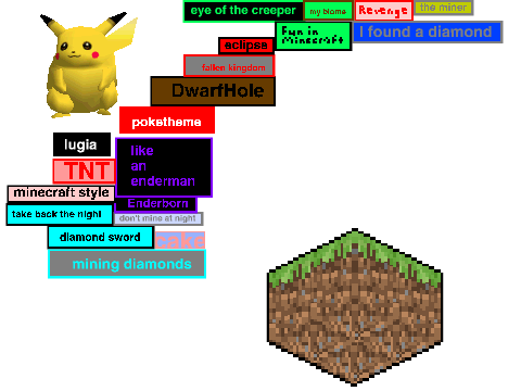 Minecraft and Pokemon Songs and Music (Beta 1.2)