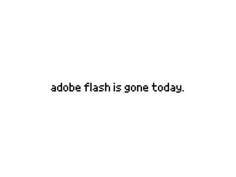 rest in peace adobe flash.