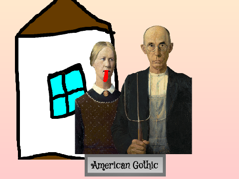  Talking Paintings Starter Project - American Gothic remix
