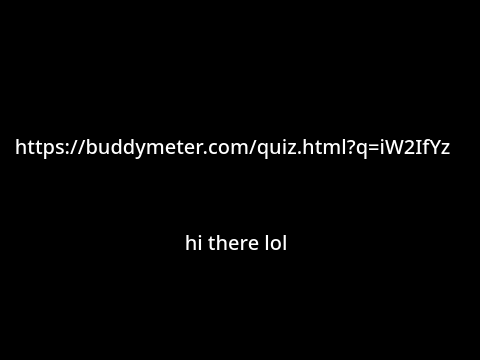 buddy meter thing