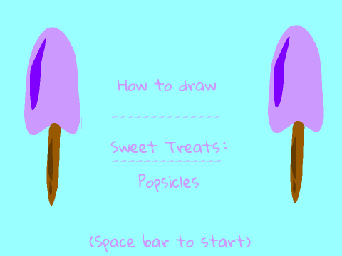 ❂ How to Draw---- Popsicles ❂