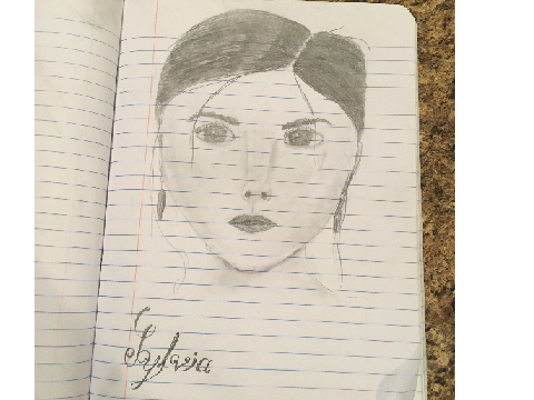 Sylvia - - First Realistic Art - -