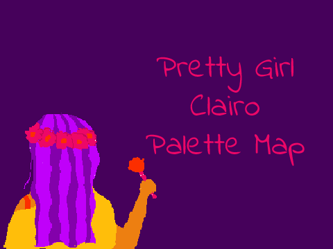 pretty girl - color palette map