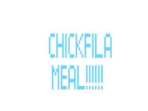 A chickfila meal