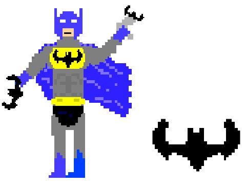Batman Pixel Art