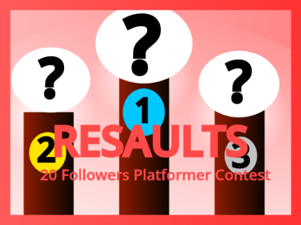 RESAULTS 20 Followers Platformer Contest