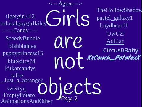 GIRLS ARE NOT OBJECTS remix remix