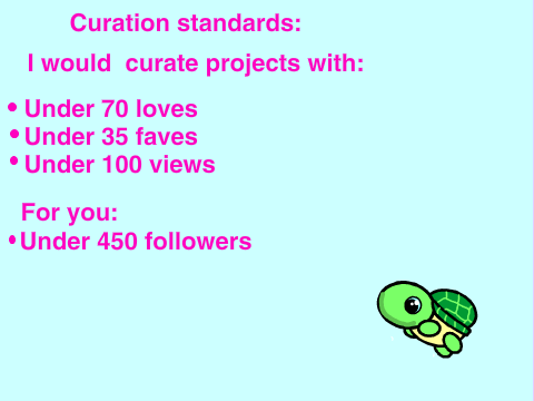 My curator application!