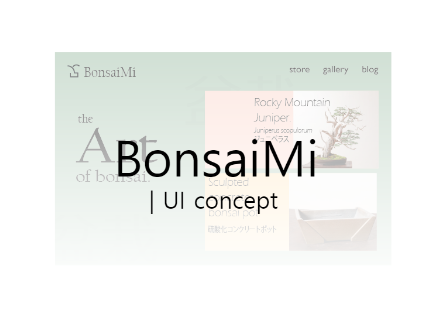 BonsaiMi | UI concept