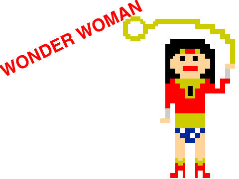 Wonder Woman Pixel Art