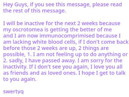 Important Message - PLEASE READ