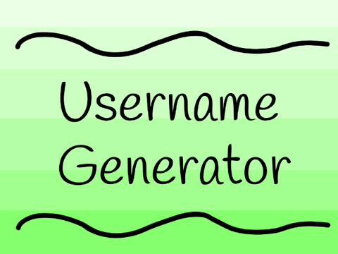 ☾ Username Generator ☽